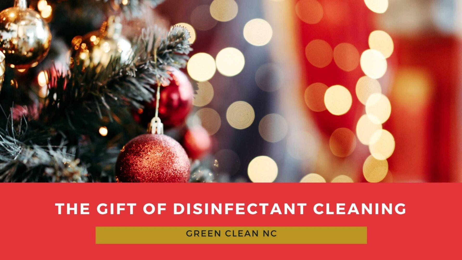 The Gift of Disinfectant Cleaning
