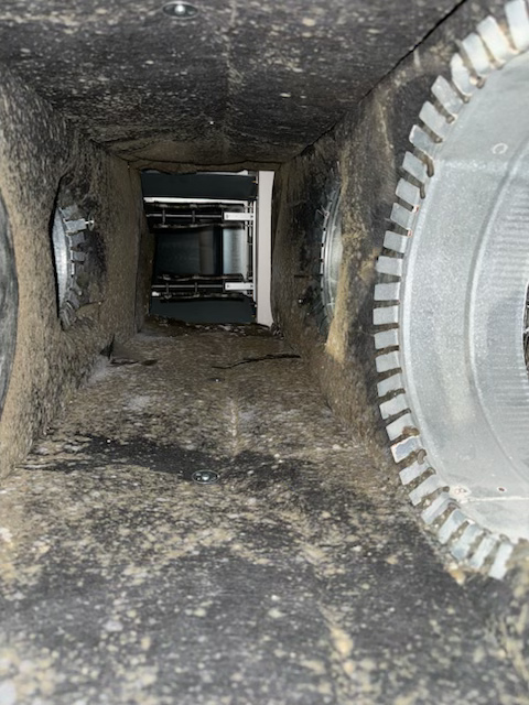 Dirty Air Duct Interior